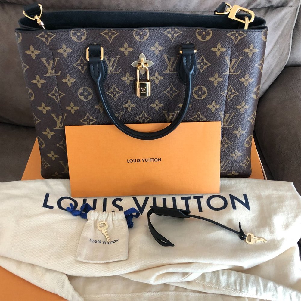 Louis Vuitton Flower Tote Noir